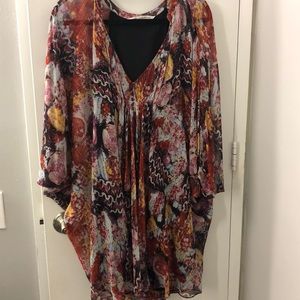 DVF vneck tunic/dress